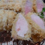 とんかつ 幻水豚 - とんかつ定食3種の赤身