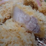 とんかつ 幻水豚 - とんかつ定食3種のバラ