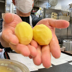 とんかつ 栄ちゃん - 今週もレッドアンデス。このジャガイモ大好き