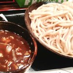 肉汁うどん　肉汁や - 極肉うどん（こってり）