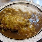 カレーショップキング - チキンカツカレー大盛り辛口、通常920円ですが、半額なので460円