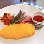 WaldHaus 森の家 - オムレツも綺麗