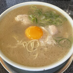 佐賀ラーメン いちげん。 - 卵黄入りラーメン750円