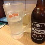 立呑み晩杯屋  - ホッピーセットで