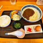 ふる里うどん  - 特製カレーと追い飯　超絶コンビ