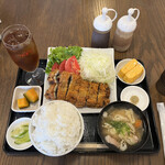 わ楽 - ウナギの蒲焼きフライ定食　1,350円税込  R4.7.23