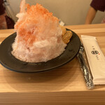 Kammi Dokoro Kamakura - カキ氷トマト　わらび餅トッピング