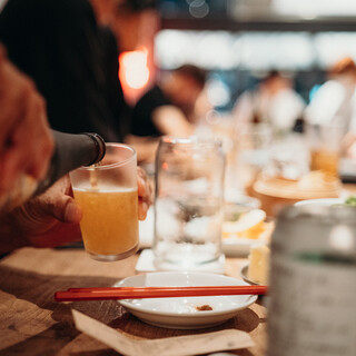 飲み会、宴会にピッタリの2時間飲み放題付コース4,000円～