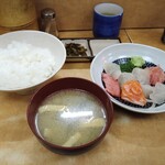 Sakana Tei - さしみ定食。