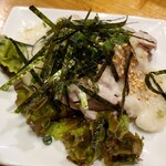 和酒・煮込み らいどん - ゆで豚わさびとろろ