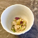 スープとカレー ボンジョルネ - ●リゾット
      九条ネギと焼きなすのリゾット