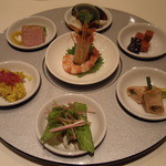 礼華　青鸞居 - 前菜七皿