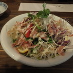 旬魚旬菜　雅膳 - 大根と桜えびと水菜のサラダ