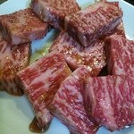 Yakiniku Shuka Fukujuen - 「石垣牛上カルビ」￥1900×2