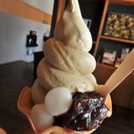 氷菓子屋KOMARU - ほうじ茶ソフト￥500