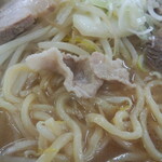 大将ラーメン - 麺アップ