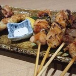 Yakitori (grilled chicken skewers) ☆ Homemade “miso sauce” is popular!