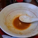 濃厚鶏白湯タンメン まつ井 - 完食