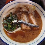 烈志笑魚油 麺香房 三く - かけ♪