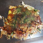 一茶 - 特製お好み焼き