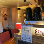 ダイニングバー トップ - オレンジの間接照明で、落ち着く雰囲気です。
『食で活力を！』
おかげさまで元気出ましたよ〜！ᕦ(ò_óˇ)ᕤ
ご馳走様でした♪