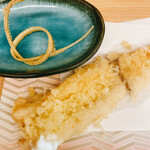 天麩羅 季節料理 きょう悦 - アナゴの骨と絶品アナゴの天ぷら