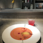 PATISSERIE ASAKO IWAYANAGI - 貴陽と完熟トマトの冷製スープ