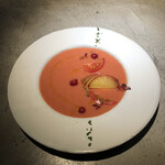 PATISSERIE ASAKO IWAYANAGI - 貴陽と完熟トマトの冷製スープ