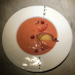 PATISSERIE ASAKO IWAYANAGI - 貴陽と完熟トマトの冷製スープ