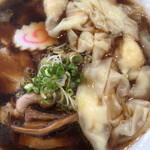 中華そば あかりや - ワンタン麺　大盛