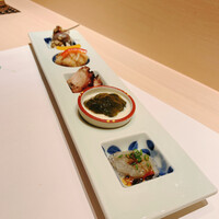 新橋 天鮨 - 前菜5種