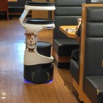 ステーキ宮 - ピロンピロロン♪可愛いロボット君♪