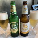 THE SIAM HERITAGE TOKYO - チャーンビール960円、シンハービール990円税込