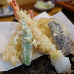 玉川 - 天セイロの天ぷら