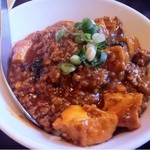四宮軒 - 2013.3.11　日替わりの丼は麻婆丼◎濃厚で豆腐ではなく厚揚げを使ってる◎