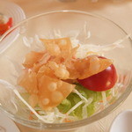 四川料理 桃源郷 - たっぷり食べたい派ランチ　１７００円の野菜サラダ　【　２０１３年３月　】