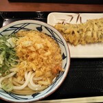丸亀製麺 - かけうどん(並)340円