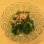 御料理 めなみ - つるむらさきのおひたし