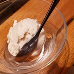 トンカツ・トンしゃぶ ケンボロー - バナナのシャーベット