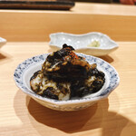 鮨処 やまと - ベビーホタテと海苔の佃煮