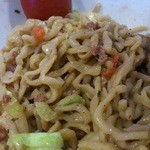 紅 - 全部混ぜると結構オイリー！