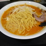 らーめん山猫亭 - 中太麺