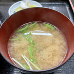 Tomo - 大串うなぎ　シジミの味噌汁