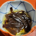 割烹 治郎兵衛 - ◇小鉢二品 ・木耳のお浸し
