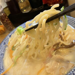 じげもんとん ちゃんぽん スタイル - 太麺