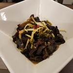 プラスミドx台湾食 - ３黒きくらげの生姜炒め・薑絲木耳