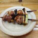 金田 - ひな焼鳥、合鴨串焼