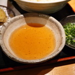 讃岐うどん かいと - かつおだしが強すぎる天ぷらだし