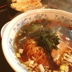 蘭蘭 - 棒餃子とラーメンのセット