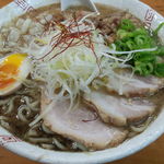 らーめん弥七 - 醤油ちゃーしゅー麺、大盛